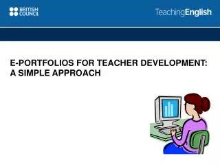 E-portfolios for teacher development: A simple approach