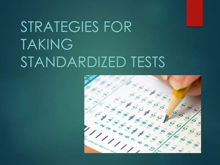 strategies for taking standardized tests