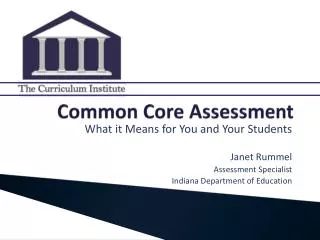 Common Core Assessment