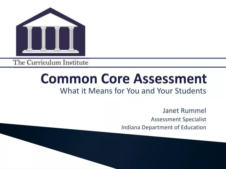 common core assessment