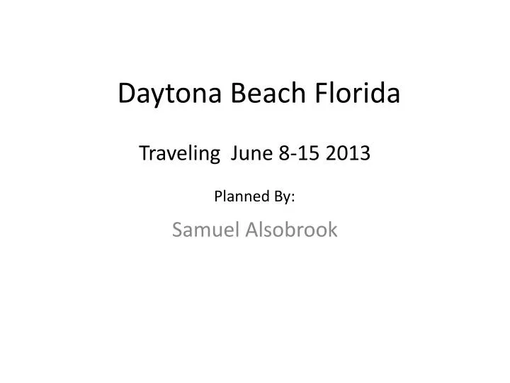 daytona beach florida
