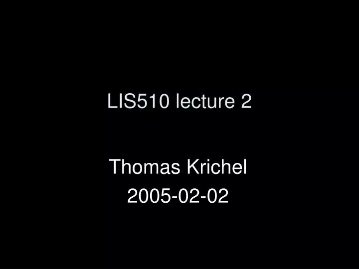 thomas krichel 2005 02 02