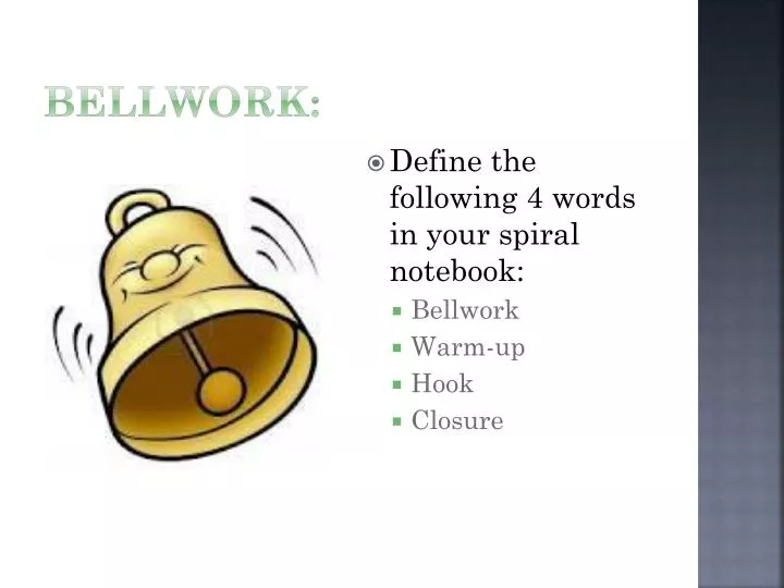 bellwork