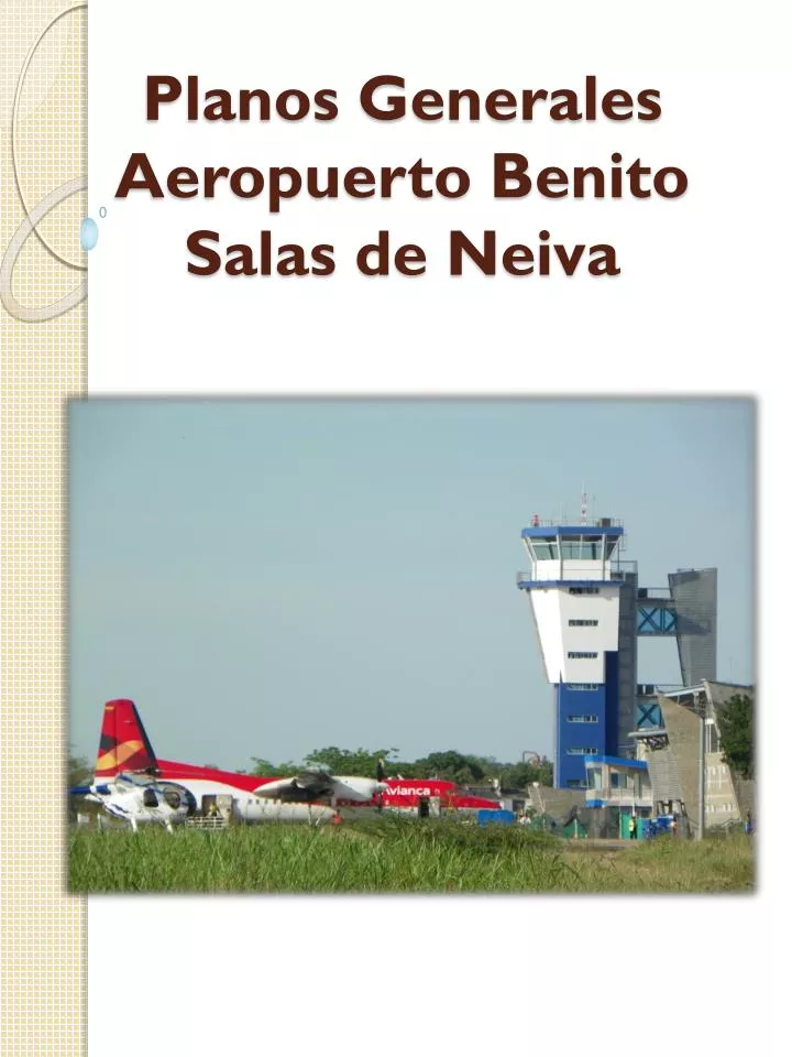 planos generales aeropuerto benito salas de neiva