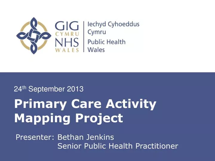 primary care activity mapping project