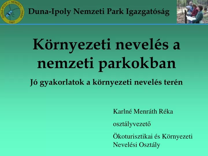 duna ipoly nemzeti park igazgat s g