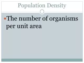 Population Density