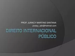 prof juracy martins santana juracy adv@hotmail com