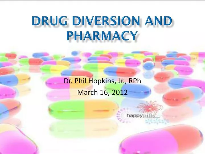 drug diversion and pharmacy