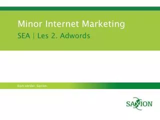 minor internet marketing