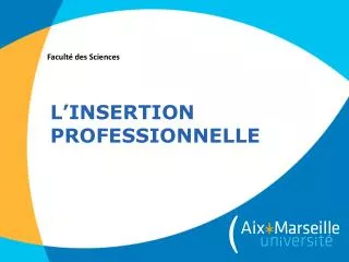 l insertion professionnelle