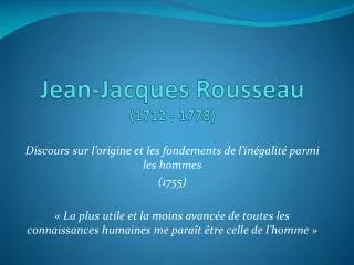 jean jacques rousseau 1712 1778
