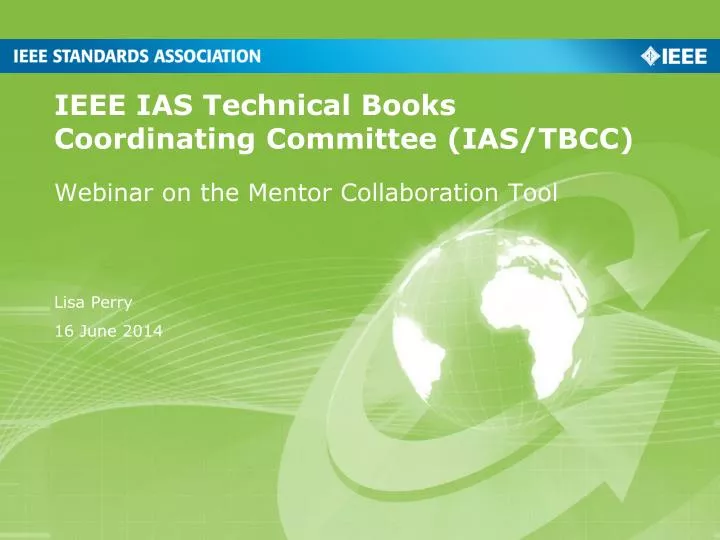 ieee ias technical books coordinating committee ias tbcc
