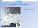 Dichtheid - slide 1