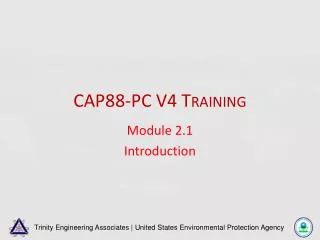 CAP88-PC V4 Training