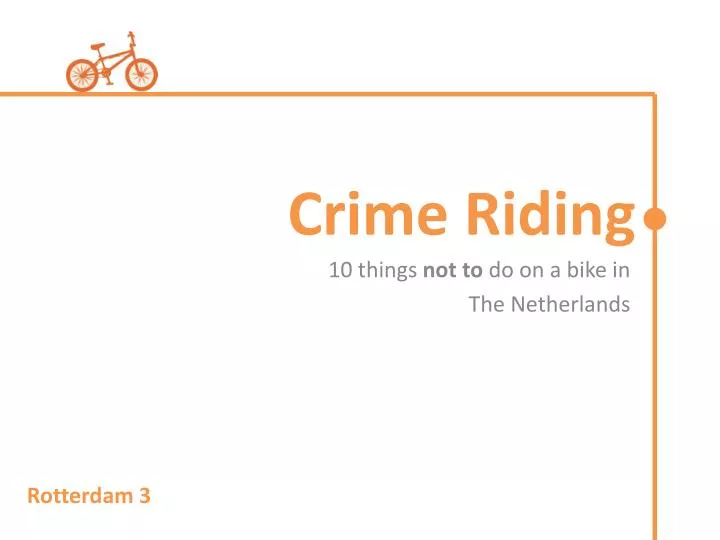 crime riding