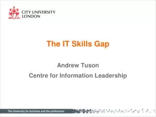 The IT Skills Gap
