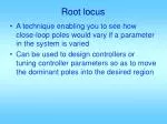 Root locus - slide 1