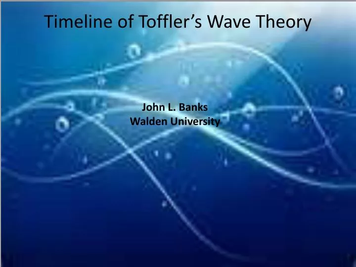 timeline of toffler s wave theory