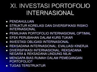 xi investasi portofolio internasional