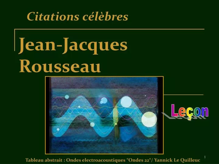 jean jacques rousseau