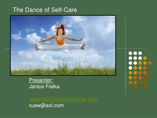 The Dance of Self-Care