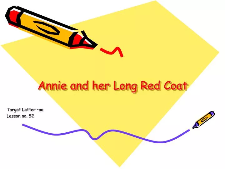 annie and her long red coat