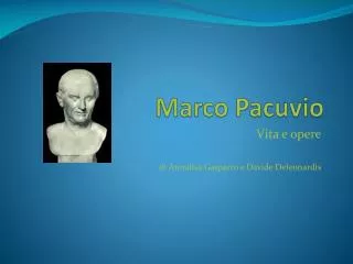 marco pacuvio