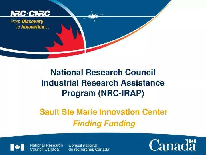national research council industrial research assistance program nrc irap