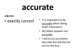 accurate - slide 1