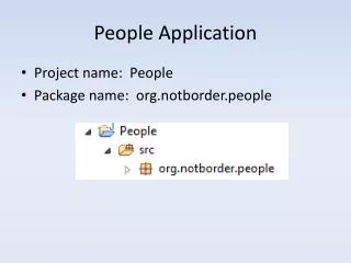 People Application