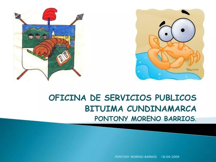 oficina de servicios publicos bituima cundinamarca pontony moreno barrios