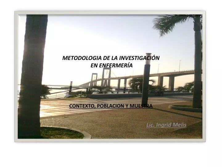 metodologia de la investigaci n en enfermer a