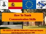 How To Teach Communication Skills - slide 1