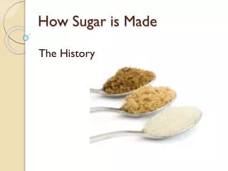 How Sugar is Made