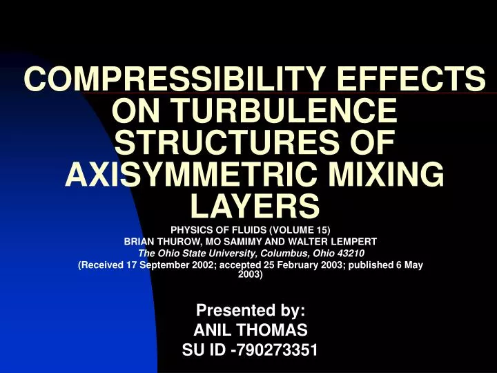 compressibility effects on turbulence structures of axisymmetric mixing layers