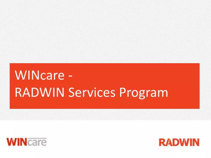 wincare radwin services program
