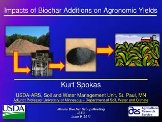 Impacts of Biochar Additions on Agronomic Yields ?