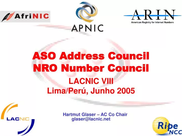 aso address council nro number council