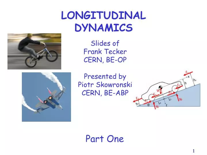 longitudinal dynamics