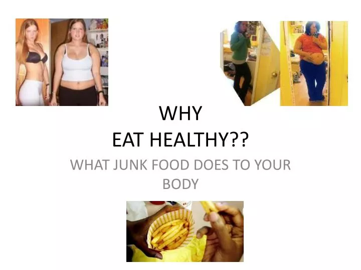 why eat healthy