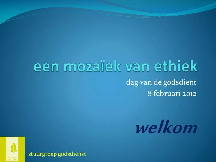 een moza ek van ethiek