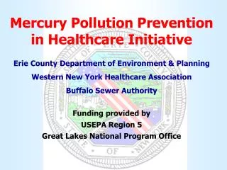 Mercury Pollution Prevention in Healthcare Initiative