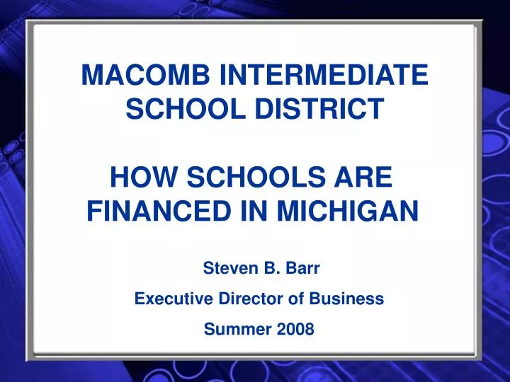 macomb intermediate school district