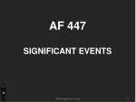 AF 447 SIGNIFICANT EVENTS - slide 1
