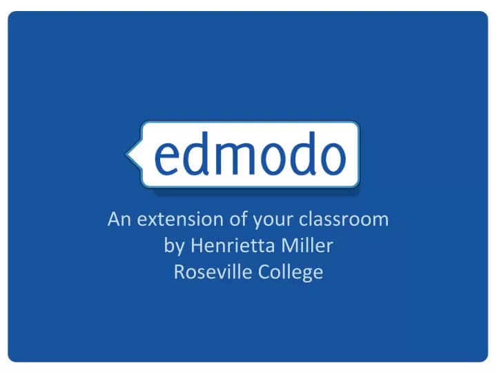 an extension of your classroom by henrietta miller roseville college