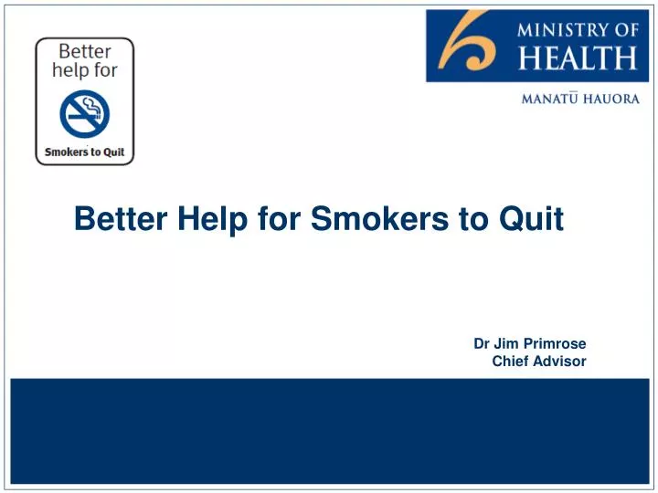 better help for smokers to quit