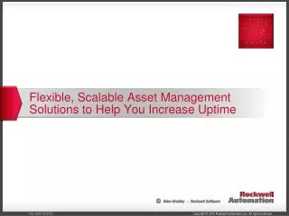 Flexible, Scalable Asset Management Solutions to Help You Increase Uptime