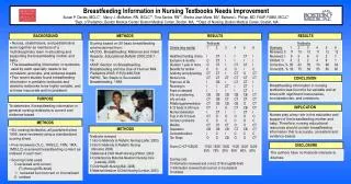 Breastfeeding Information in Nursing Textbooks Needs Improvement
