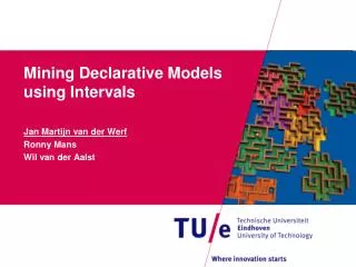 Mining Declarative Models using Intervals